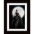Dark Night Moon Girl With Black Dress Poster