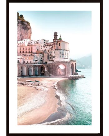 Amalfi Cityscape Poster
