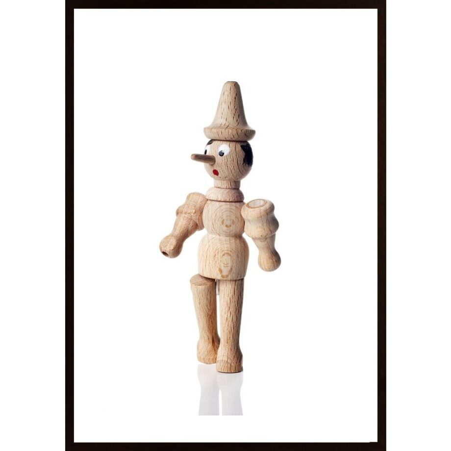 Wooden Pinocchio Doll Poster