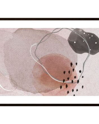 Abstract Sienna Poster