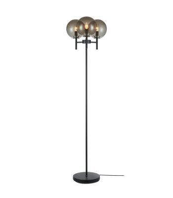 Markslöjd Golvlampa CROWN Markslöjd 3L Svart/Rökfärgad