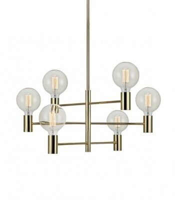 Markslöjd Markslöjd Taklampa Capital 6L Mässing