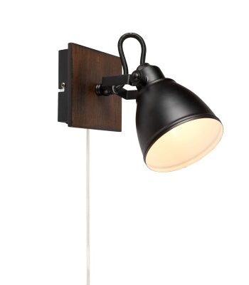 Markslöjd Markslöjd NATIVE Vägglampa 1L Brun/Svart