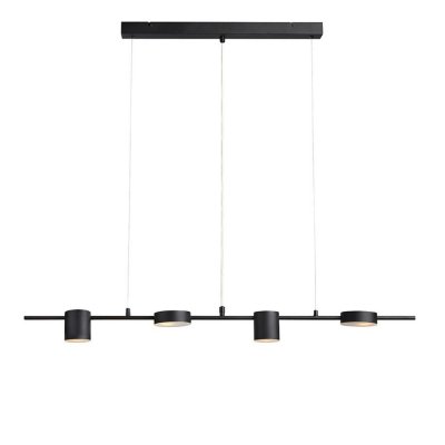 Markslöjd Taklampa Row Spotlights 4L Svart