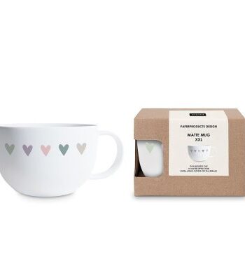 Paperproducts Design Mugg Heart Infusion Matt XXL 55 cl