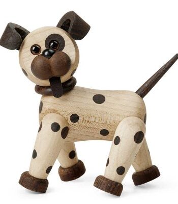 Spring Copenhagen Hund Joy Trädekoration 11 cm Lönn