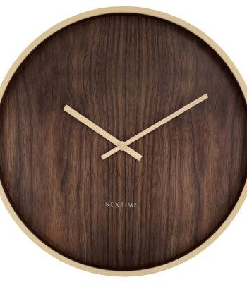 NeXtime Oslo Väggklocka Large 50 cm Brun