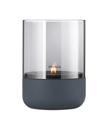 Blomus Stormlykta CALMA S 14 cm Steel Gray/Smoke