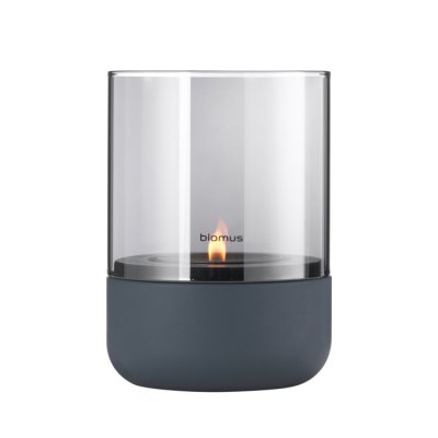 Blomus Stormlykta CALMA S 14 cm Steel Gray/Smoke