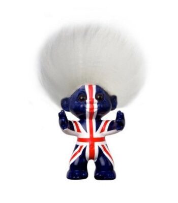 Spring Copenhagen Lyckotroll Union Jack 9 cm