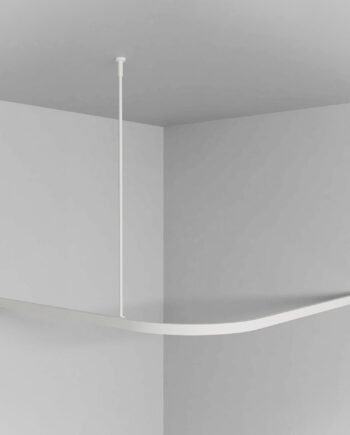 Svedbergs Draperistång Svedbergs Vinkel 90x90 cm Vit