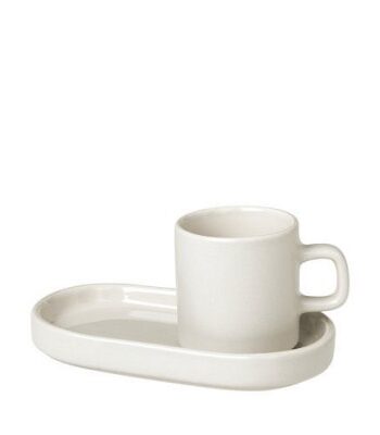 Blomus PILAR Espressomuggar Moonbeam beige 2-pack