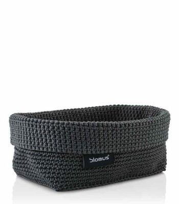 Blomus Textilkorg TELA Large Anthracite Grå