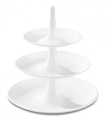 Koziol Babell L 3-våningsfat, Vit