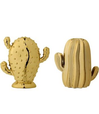 Bloomingville Kaktus Bloomingville 17 cm / 16 cm 2 st, Guld