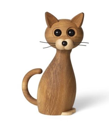 Spring Copenhagen Katt Big Lucky Trä 42 cm