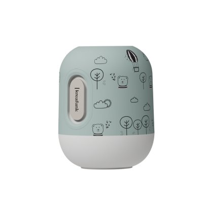 KREAFUNK Högtalare Trådlös/LED-Lampa Glowie Kids Grön Dusty Green