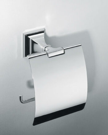 LH Pappershållare LH Portofino Krom med Lock
