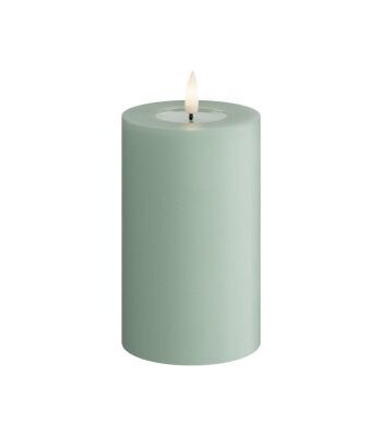 DeluxeHomeart LED Blockljus Sage Green 7,5x12,5 cm