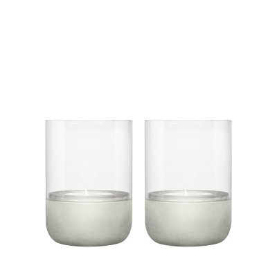 Blomus Stormlykta CALMA 9,5 cm Light Gray 2-pack