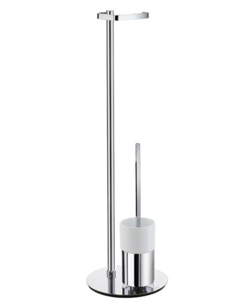 Smedbo Toalettpappershållare Smedbo Outline FK312P Krom/Vitt Porslin