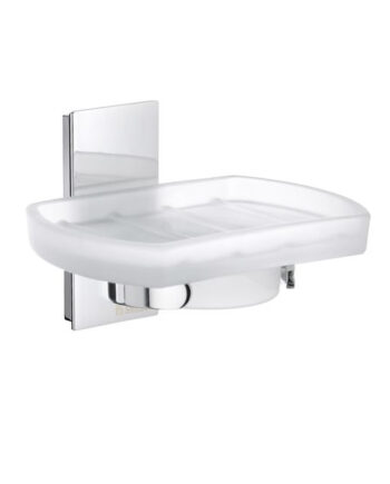 Smedbo Tvålkopp Smedbo Pool ZK342 Krom/Frostat Glas