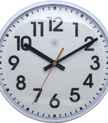 NeXtime Väggklocka NeXtime Peter Vit ø26cm