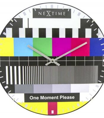 NeXtime Väggklocka NeXtime Testpage Dome ø33cm