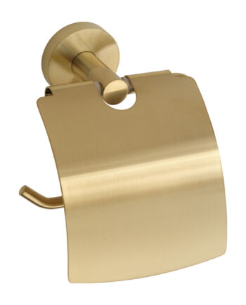 Duschbyggarna Toapappershållare med lock Duschbyggarna Brass